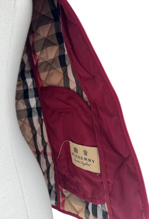 BURBERRY - DIAMOND THERMO JACKET RED - Image 3